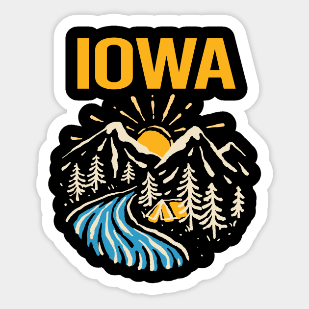 Nature Landscape Iowa Sticker by rosenbaumquinton52